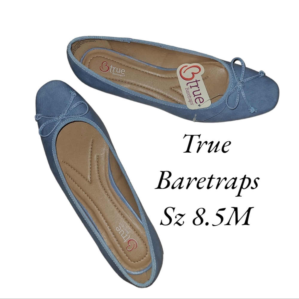 BareTraps Blue Flats